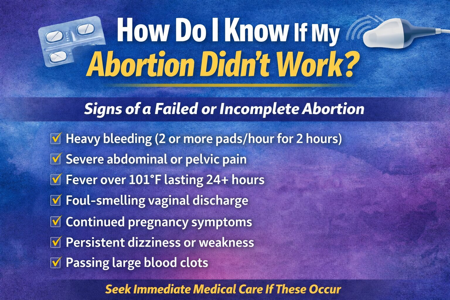 How Do I Know If My Abortion Didn’t Work?