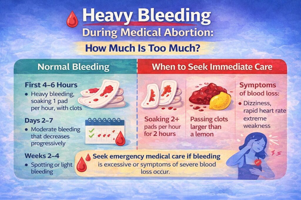 Heavy Bleeding During Medical Abortion: How Much Is Too Much?