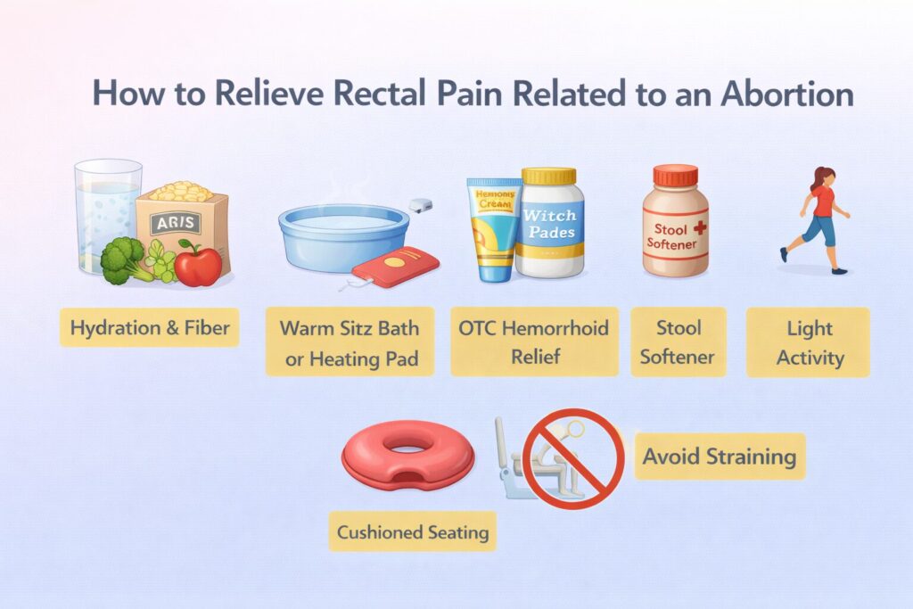 How to Relieve Rectal Pain Related to an Abortion