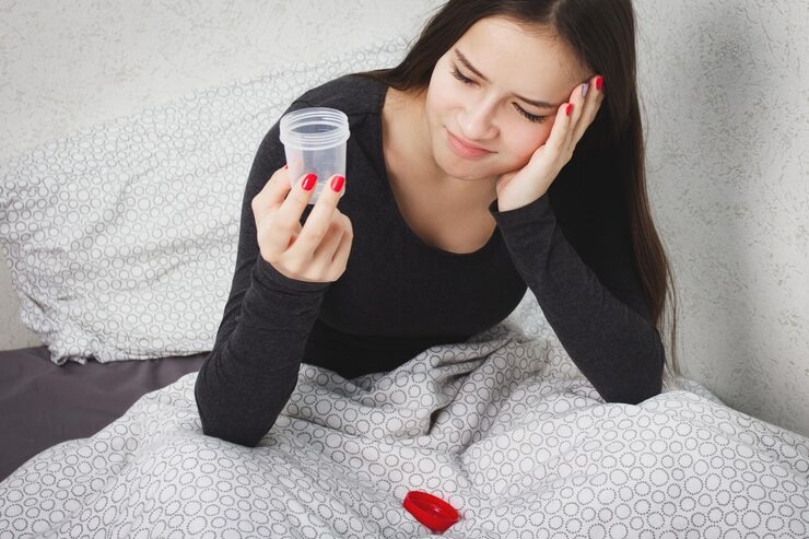 Is heavier bleeding normal after standing with abortion pills?