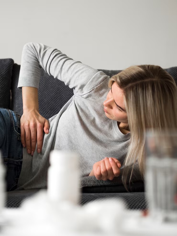 Can abortion pills cause back pain?