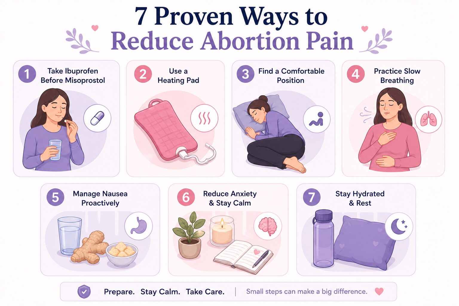 7 Proven Ways to Reduce Abortion Pain