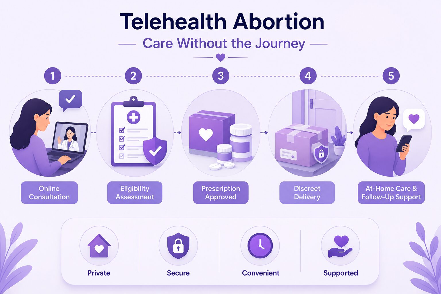 Telehealth Abortion Care Without the Journey