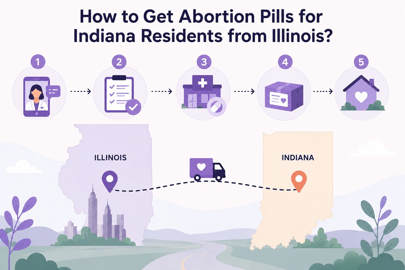 How to Get Abortion Pills for Indiana Residents from Illinois?