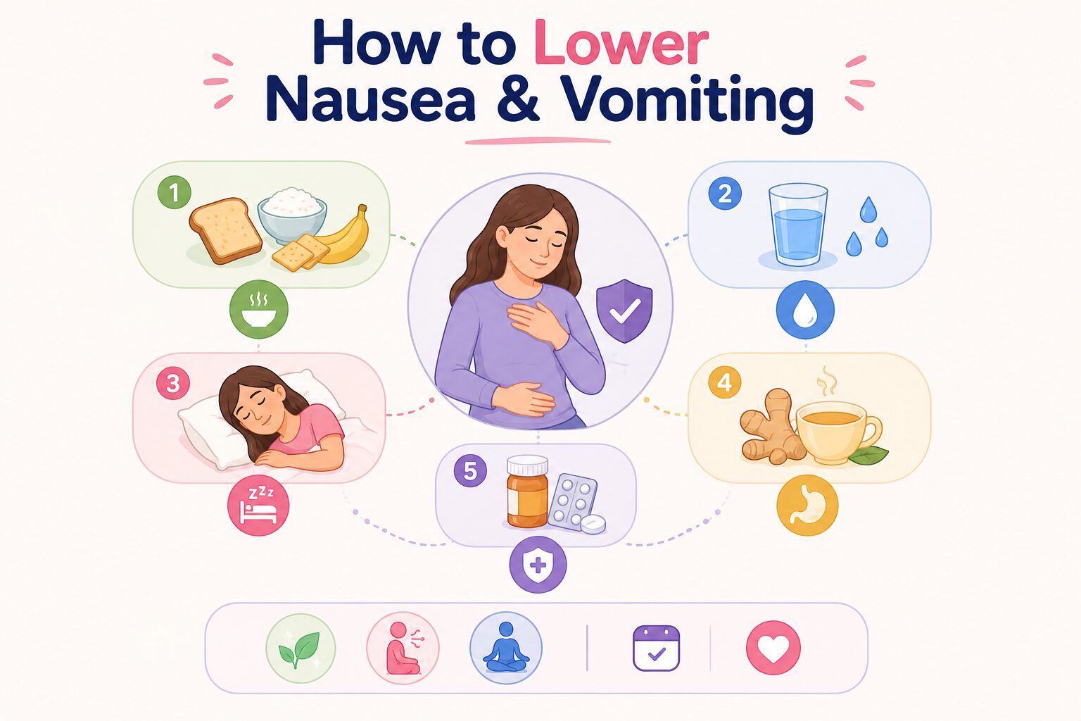 How to Lower Nausea and Vomiting
