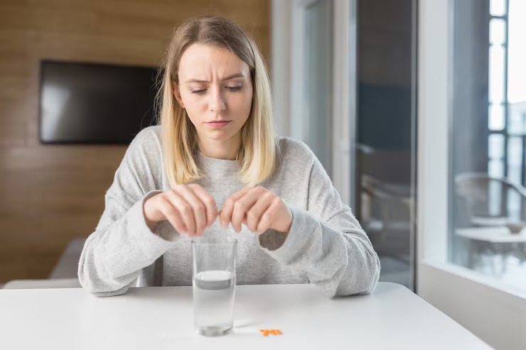 Is it normal for bleeding to have unusual odor after abortion pills?