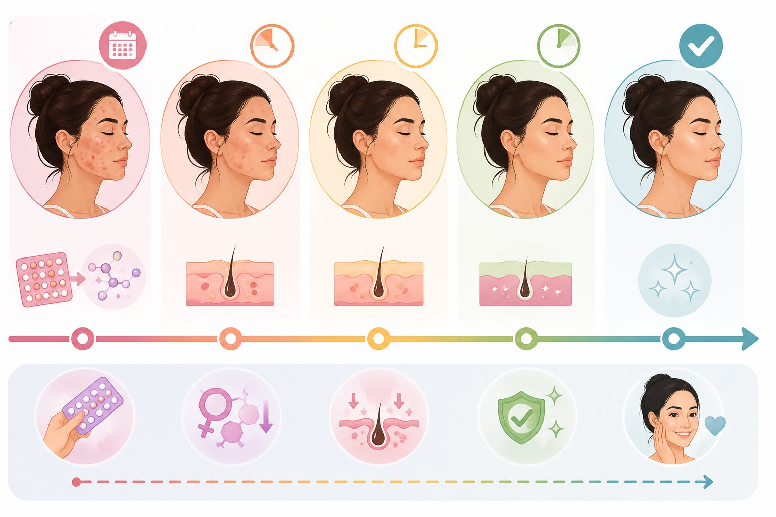 How Long Does Birth Control Take to Improve Acne?