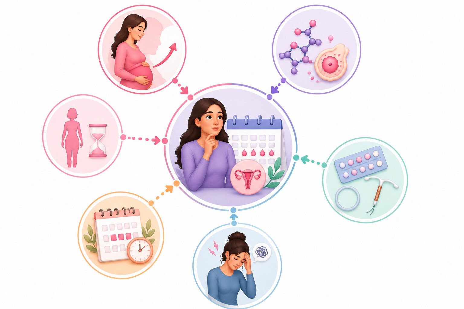 What Factors Affect When Your Period Returns?