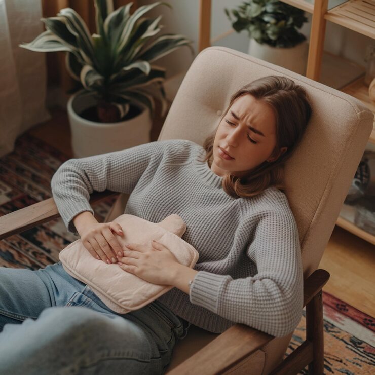 Are chills and diarrhea normal during abortion?