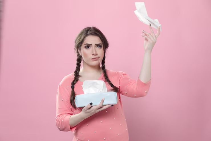 When does the main abortion bleeding start?