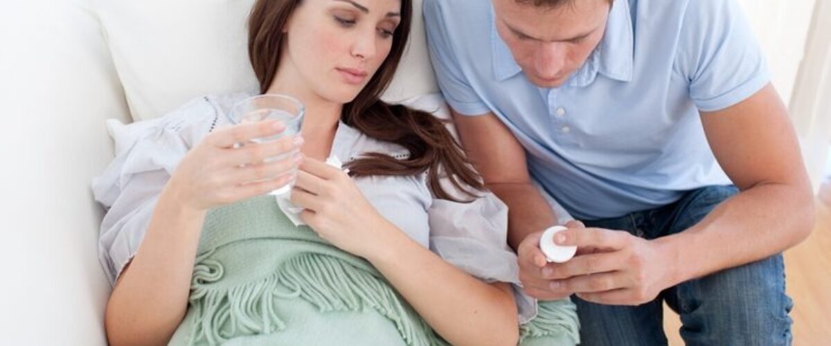 What are the first signs that the pregnancy has passed?